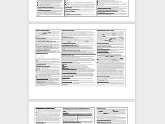 A Level Psychology Knowledge Organisers (P1)