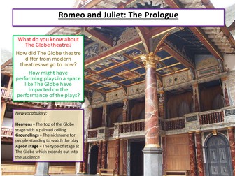 Romeo and Juliet The Prologue