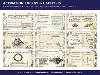 Activation Energy & Catalysis | Edexcel IAL Chemistry | Topic 11 Kinetics