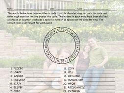 Friendship Activities Decoder Ring