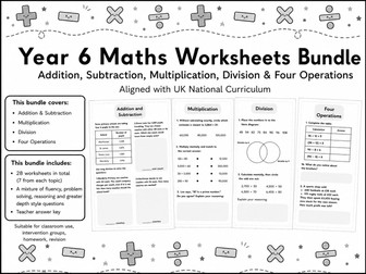 YEAR 6 NUMBER BUNDLE