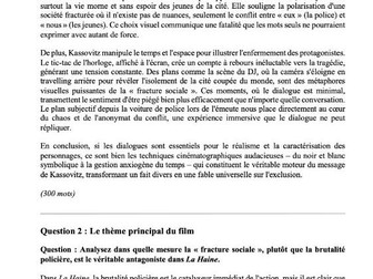 La Haine: 5 A* 300 word Essays for Complex Questions