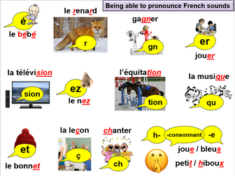 French phonics - 3 lessons