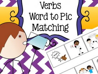 Verbs - Word Picture Matching