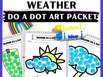 Weather Do A Dot Art Packet