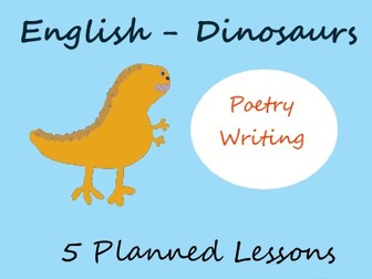 Poetry - Dinosaur English Planning