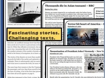 Reading Comprehensions: News and current affairs bundle