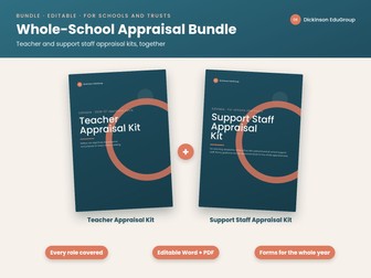 Whole-School Appraisal Bundle
