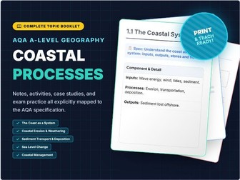 AQA A Level Geography Coasts workbook