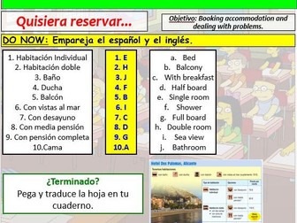 COMPLETE VIVA GCSE FOUNDATION module 1 unit 4 - QUISIERA RESERVAR pptx