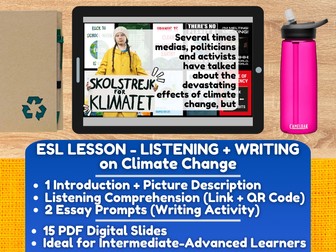 ESL Lesson Plan Teaching Resource on Climate Change