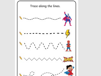 Superhero Pencil Control