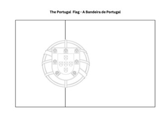 Portuguese Speaking Countries Flags Coloring Pages