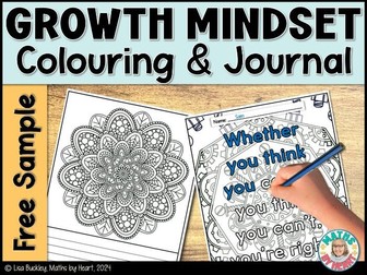 FREE Mindfulness Colouring & Journal Pages