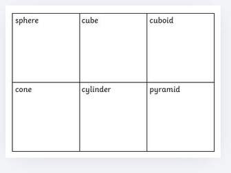 3D Shape Sorting