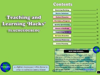 Teaching and Learning 'Hacks'