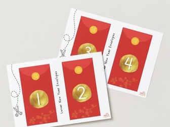 Number Envelopes - Lunar & Chinese New Year