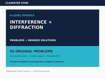 A Level Physics Interference Worked Solutions