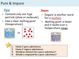 Lesson Pure and Impure GSCE Edexcel 9-1 by chemistryteacher001 ...