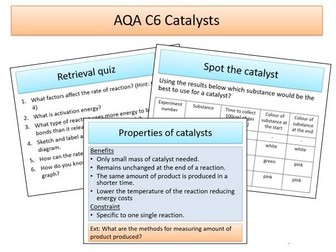 AQA C6 Catalysts