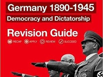 GCSE history- germany dictatorship timeline P1;SA