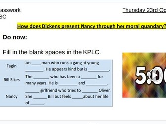 Oliver Twist Scheme of Work