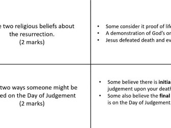 GCSE RS - Christianity Flashcards