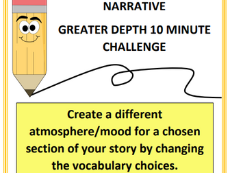 Greater Depth Writing Challenges