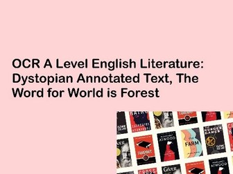 A Level English Literature Dystopia: Annotated Text