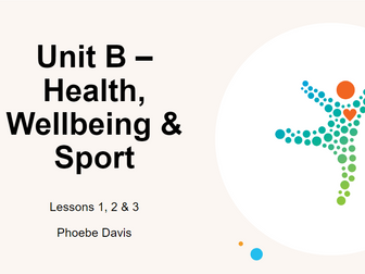 Unit B - Health, Wellbeing & Sport