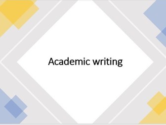 Academic writing