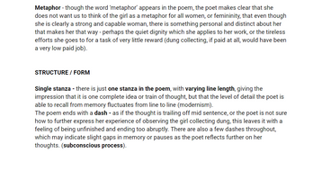 Muliebrity poem questions picture