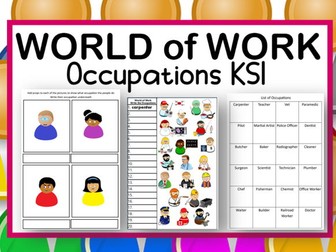 World of Work Occupations KS1