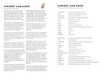 Vincent van Gogh Lesson [Worksheets & Presentation]