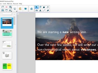 KS2 Non-Chronological Report Writing Sequence - Earthquakes & Volcanoes Talk For Writing - 12 lesson