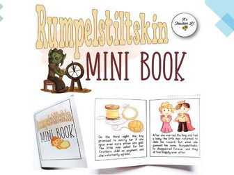 Rumpelstiltskin Foldable Mini Book Set Grade 1 2 3 ELA