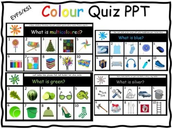 Colour Quiz PPT EYFS/KS1