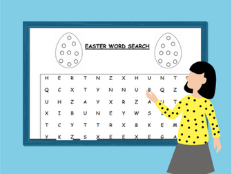 Easter Word Searches and Easter Egg Designs