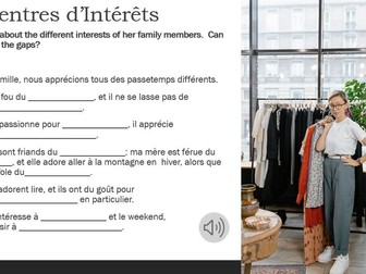 Higher / A Level French - Introducing Self and Others