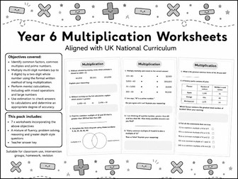 YEAR 6 NUMBER - Multiplication