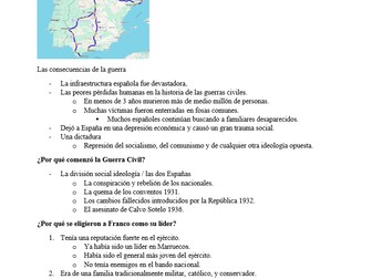 A-Level Spanish Unit 4 complete notes