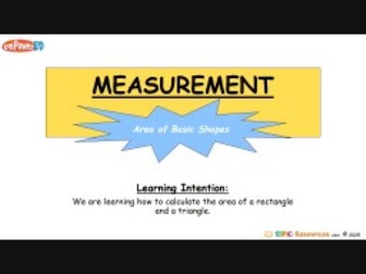 Editable Unit PowerPoints: Measurement Level 1 (Differentiated)