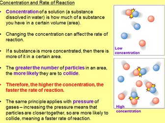 GCSE AQA C8 Rate of reaction powerpoints, exam questions and activities