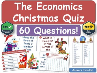 Economics Christmas Quiz