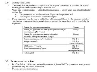 Criminal Litigation - Bar Practice Course