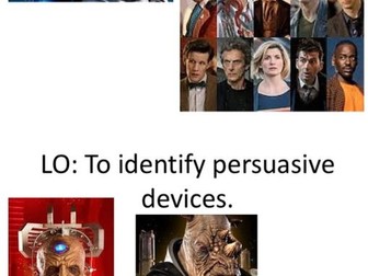 Persuasive Writing Dr Who