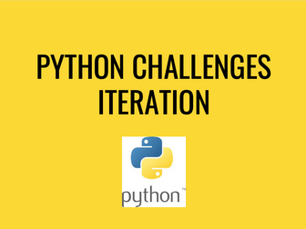 Python Programming - Iteration Challenges