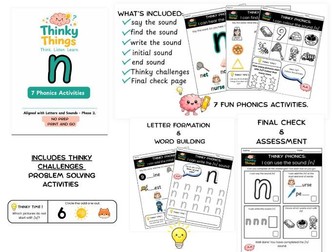 Letter n  Phonics Booklet