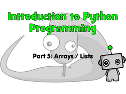 Introduction To Python Programming Part 5 Arrays Lists By Introduction To Python Programming Part 5 Arrays Lists By