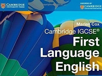 IGCSE First Language English 0500